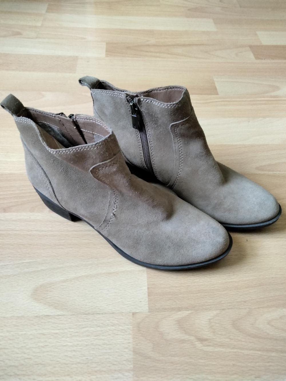 Lucky Brand Brown Suede Ankle Boots LP-BAIRD2